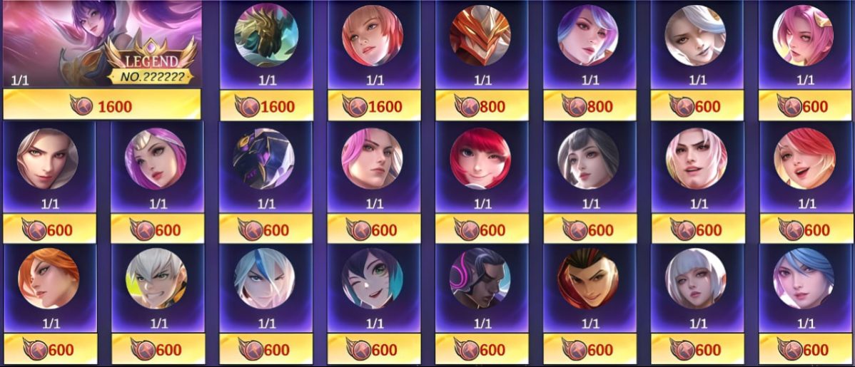 MLBB 600 Crest Event Fanny Legend