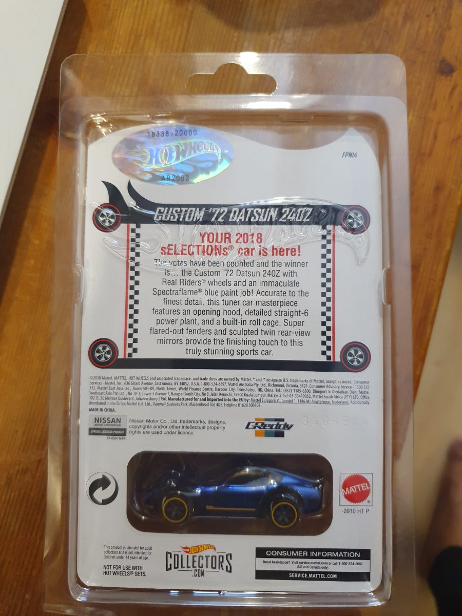 Hot Wheels RLC Custom 240Z