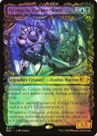 Grimgirn Corpse-Born 171 Halo Foil March of the Machine Multiverse Legends MTG Magic the Gathering TCG