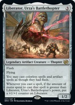 Liberator Urza's Battlethopter 237 Rare The Brother's War MTG Magic the Gathering