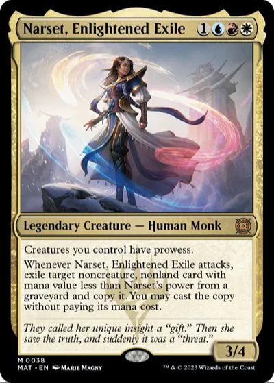 Narset Enlightened Exile 38 Mythic Rare March of the Machine The Aftermath MTG Magic the Gathering TCG