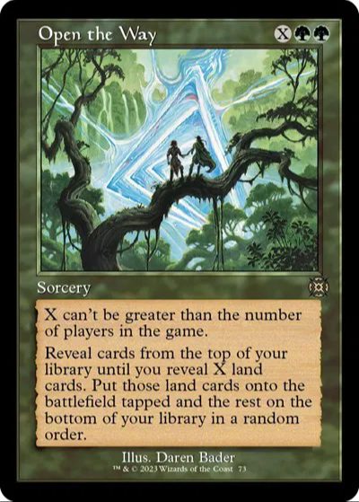 Open the Way 73 Rare Retro Frame March of the Machine The Aftermath