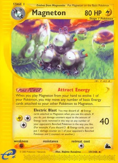 Magneton 198144 Skyridge Rare Pokemon Trading Card Game TCG