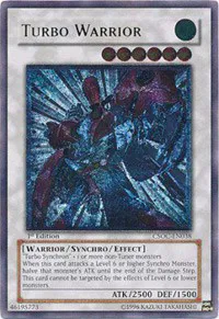 Turbo Warrior 1st Edition CSOC-EN038 Trading Card Ultimate Rare Yu-Gi-Oh!