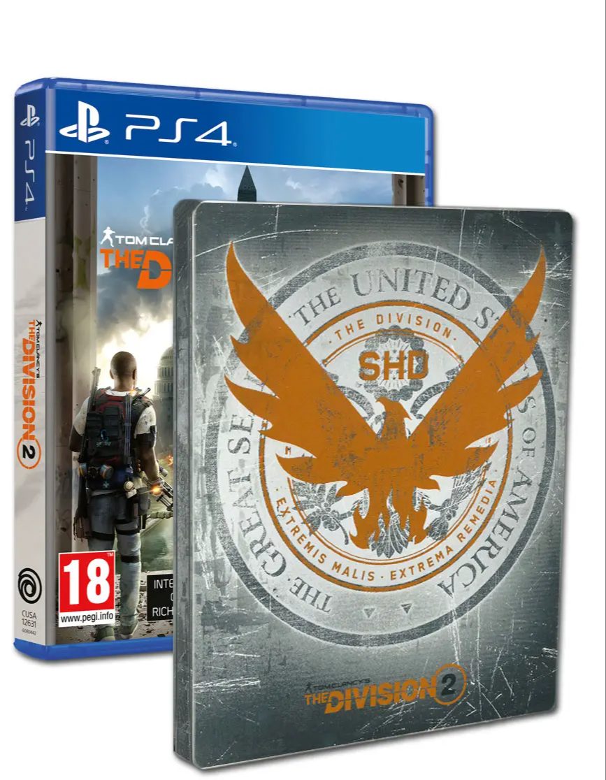 Ps4 Tom Clancy's The Division 2 (Steelbook)