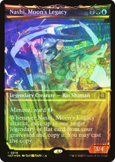 Nashi, Moon's Legacy 218 March of the Machine The Aftermath Halo Foil MTG Magic the Gathering TCG
