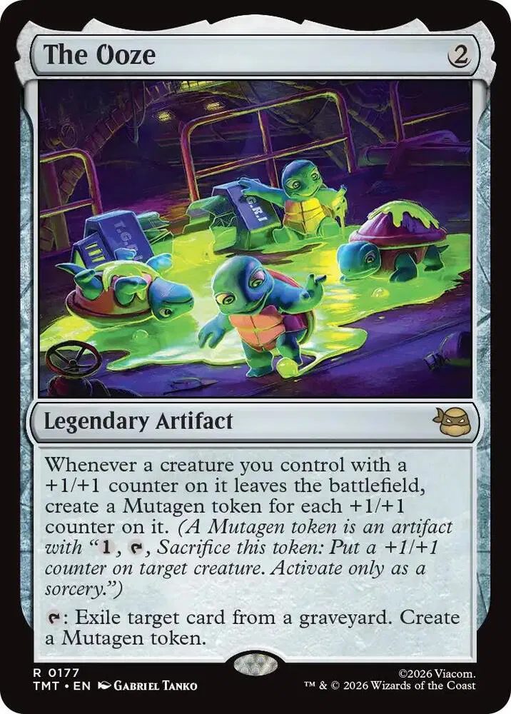 The Ooze 177 Teenage Mutant Ninja Turtles Rare MTG Magic the Gathering TCG