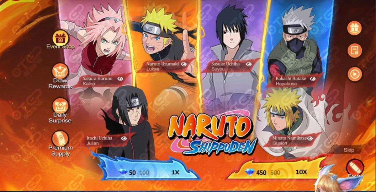 Naruto x MLBB Resale Late Event Via Gift