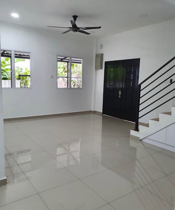 Double storey semi d house for rent